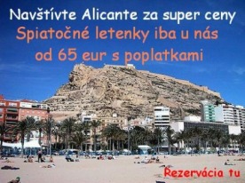 Lacné letenky do Alicante, Španielsko